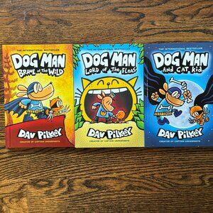 Dog Man: The Cat Kid Collection:  Books 4-6. Hardcover. Color Inside.